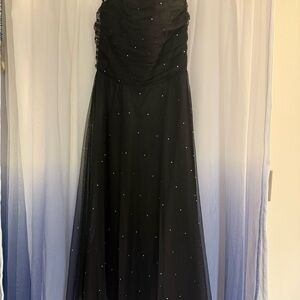 Scott McClintok tulle black dress